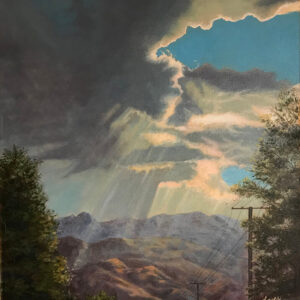 APPROACHING STORM: LONE PINE, CA – 20” X 16”
